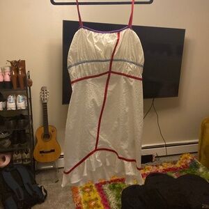 Flowy colorblock dress